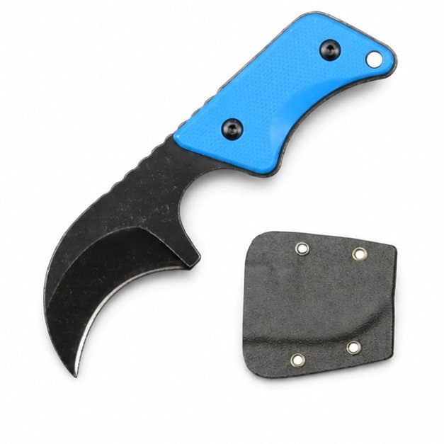 21799-main-white-clean Neck Knife G10-Griff mit Kydexscheide EDC-Werkzeug-Blau