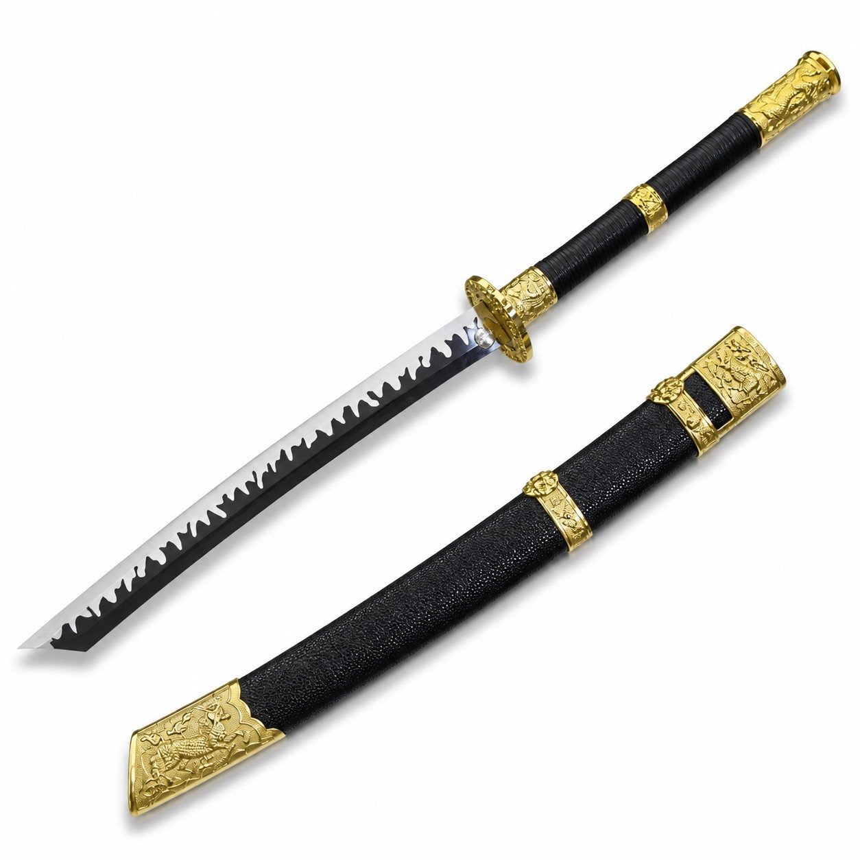46271-main-white-clean Goldenes Qilin-Kampfmesser