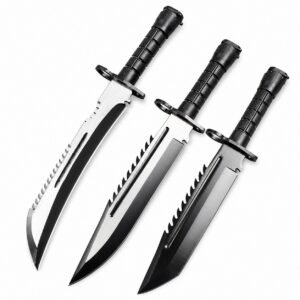 Tiger Tooth War Wolf Messer mit fester Klinge