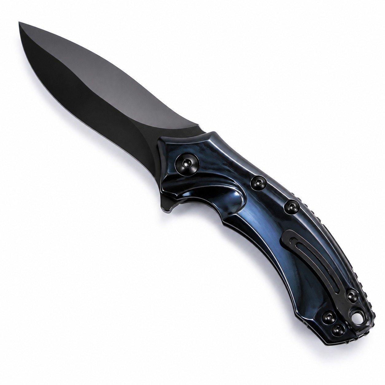 48695-main-white-clean Microtech Amphibious M390 Ultra Mirror DLC-Klinge, Griff aus Titanlegierung, SF Express