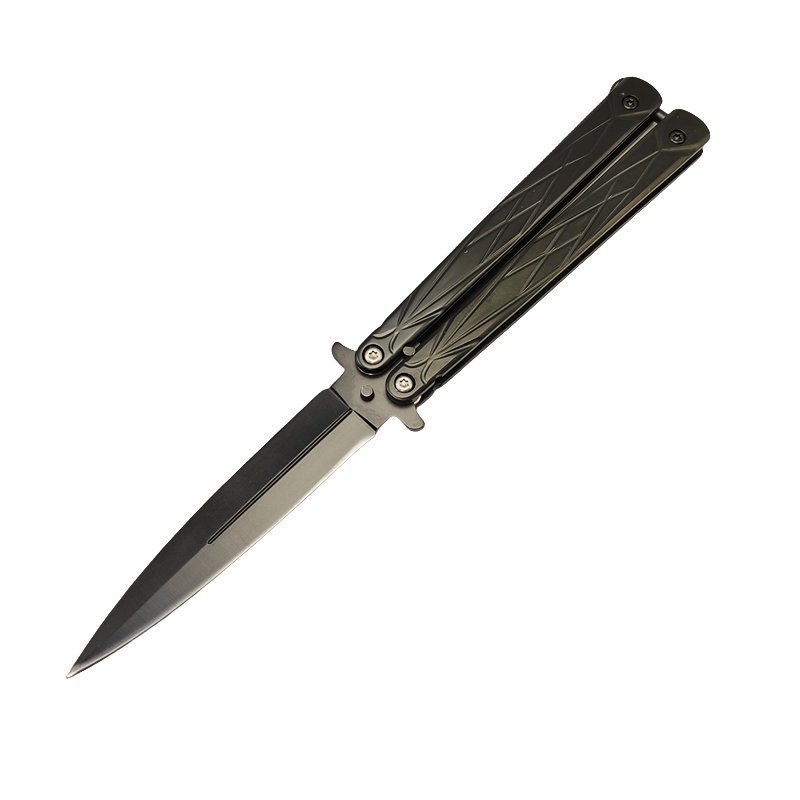 ac6311c2ace311e82eddcb3583f9565.jpg Double Edge Butterflymesser UK Schwarz